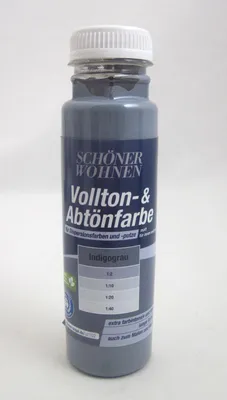 Produktbild von Voll- und Abtönfarbe Indigograu 250 ml