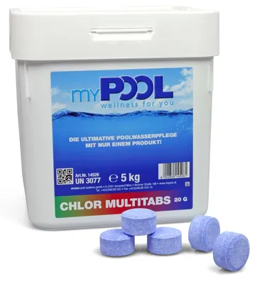 Produktbild von myPOOL Chlor MultiTabs Mini 20g 5,0 kg