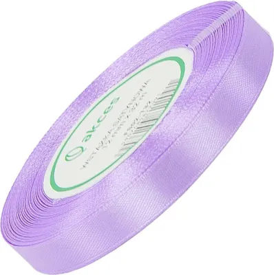Produktbild von Satinband 12 mm - hellviolett - 32 lfm