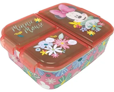 Productafbeelding van Lunchbox voor kinderen, broodtrommel, sandwichbox, compartimenten, BPA-vrij, Princess