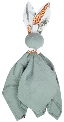 Image de Doudou safari - 50 x 50 cm - Vert | par SEVIRA KIDS