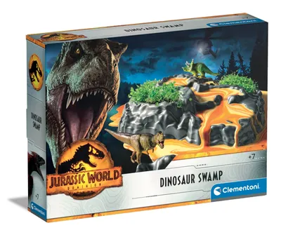 Zdjęcie produktu dla Clementoni Jurassic World 3 - Bagno dinozaurów, zestaw do eksperymentów