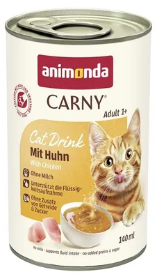 Imagen del producto de ANIMONDA Carny Cat Drink, sabor pollo, 140 ml