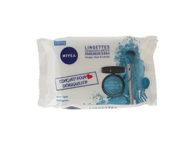 Immagine prodotto di Nivea salviette detergenti 25 pezzi Salviette rinfrescanti 3 in 1