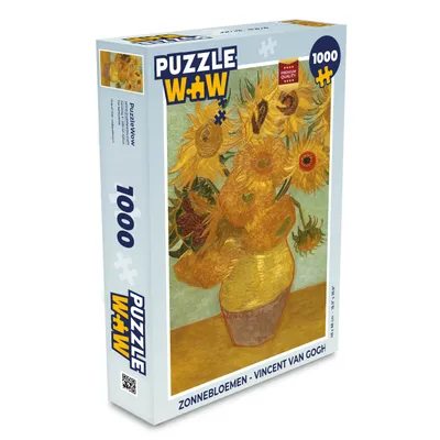 Obrázek produktu pro MuchoWow® Puzzle 1000 dílků Slunečnice - Vincent van Gogh - Hračky - Pro malé i velké - Hry - Skládačky