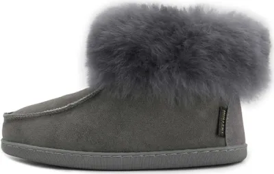 Produktbild von Lammfell Hausschuhe - EWA - Schuhgröße: EUR 42 | Farbe: Grau