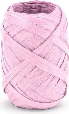Produktbild von 10m Raffia Geschenkband hellrosa