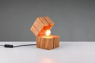 Productafbeelding van Tafel Lamp van Natuurlijk Hout met LED