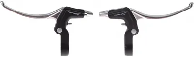 Immagine prodotto di set di leve freno a 4 dita V-brake argento / nero