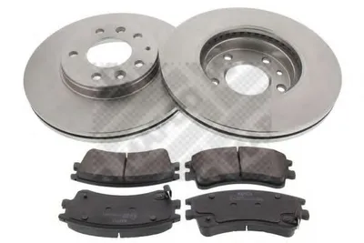Produktbild von MAPCO Bremsenset Vorne Bremsscheiben Beläge Satz für MAZDA 6 Station Wagon (GY) 283mm