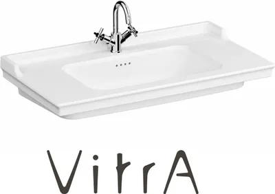 Produktbild von VitrA VALARTE Waschtisch 80 cm mit Hygiene Glasur, weiß
