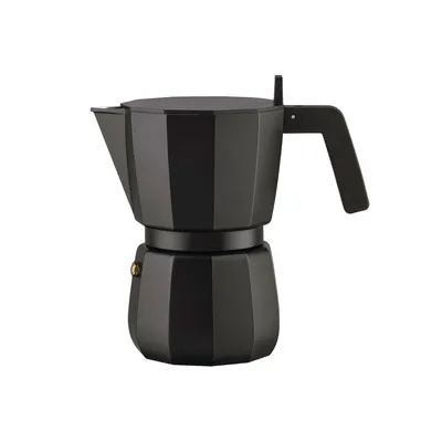 Immagine prodotto di Alessi Moka DC06/6 B Caffettiera in Alluminio Pressofuso 6 Tazze Nera