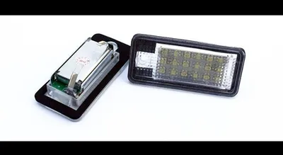 Für Audi A3 8P A4 8E B6 8H A6 C6 4F Q7 4L A8 4E 2x LED Kennzeichenbeleuchtung in der Farbe von Goingfast