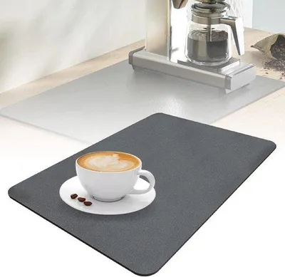 Obrázok produktu pre Kuchynská odkvapkávacia podložka 40 x 60 cm, sivá, rýchloschnúca