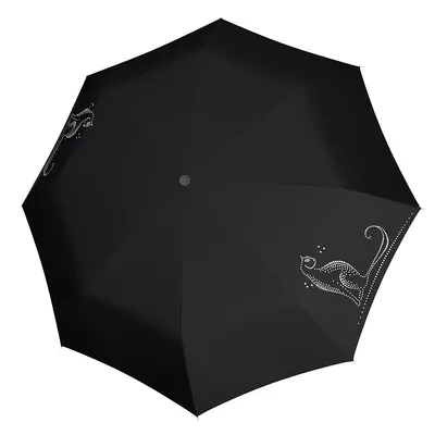 Immagine prodotto di doppler ombrello tascabile ombrello Fiber Magic Sparkling Cat Black nero