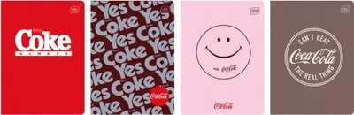 Immagine prodotto di Quaderno A5 a quadretti, 60 fogli con margine Coca-Cola Interdruk