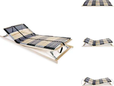 Produktbild von vidaXL Lattenrost mit 42 Latten 7 Zonen 90 x 200 cm -  Betten & Bettgestelle