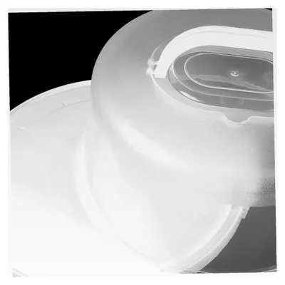 Produktbild von 2 Stück runde Kuchenbehälter mit Deckel, transparenter, wiederverwendbarer Kuchentransportbehälter für Picknicks und Feiern