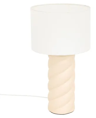 Image de Atmosphera créateur d'intérieur - lampe de table noly céramique beige h44cm