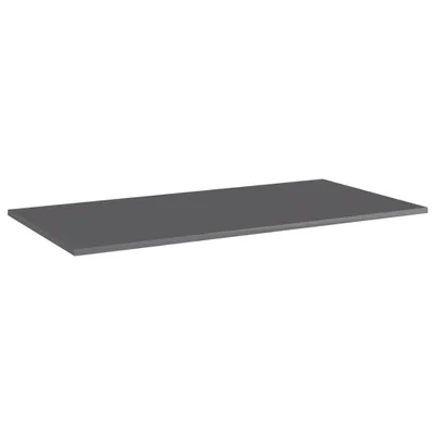 Produktbild von vidaXL Bücherregal-Bretter 8 Stk. Hochglanz-Grau 80x30x1,5 cm