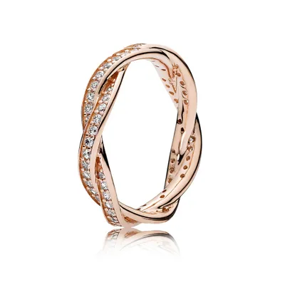 Immagine prodotto di Pandora Anello con linee intrecciate scintillanti 180892CZ Anello da donna, misura:54