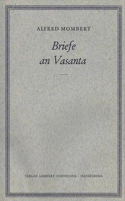 Produktbild von Buch: Briefe an Vasanta aus dem Zeitraum 1922 bis 1937