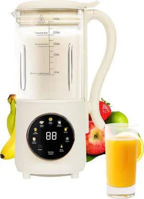 Image de FORSMANO Machine à Boisson au soja multifonctionnelle 1400ml, Mixeur silencieux, automatique, écran tactile, sans filtre, pour la maison & le bureau