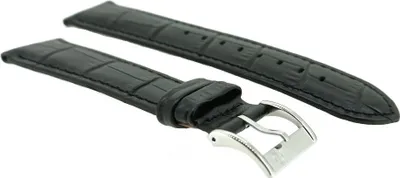 Produktbild von Candino Chrono Uhrenarmband 22mm Leder schwarz Krokoprägung C4517