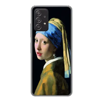 Produktbild von MuchoWow® Handyhülle Schutzhülle Hülle für Samsung galaxy a73 Das Mädchen mit dem Perlenohrring - Johannes Vermeer Silikon Softcase Handy Hülle - Handyhülle