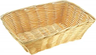 Produktbild von Brotkorb Buffetkorb Hellbeige leichte Ausführung BxTxH: 22 x 15 x 6 cm