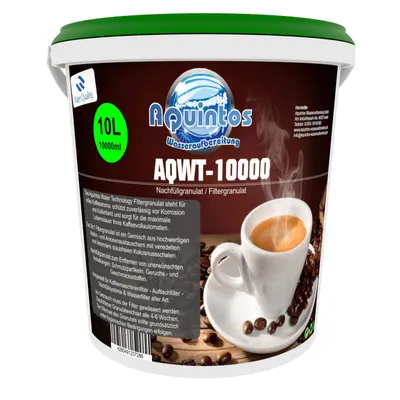 Produktbild von Filtergranulat Granulat Nachfüllgranulat Aquintos-Water-Technologie für Kaffeevollautomaten 10 Liter