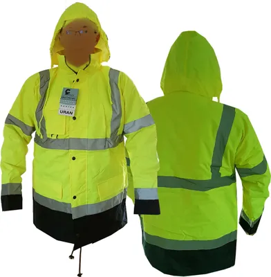 Produktbild von Uran Y Hi-Vis Winter-Sicherheits-Arbeitsjacke XXXL