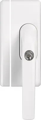 Produktbild von ABUS Fenster-Zusatzsicherung FO400N AL0145 - Fensterschloss mit Druckzylinder, gleichschließend - ABUS-Sicherheitslevel 10 - 37158 - Weiß