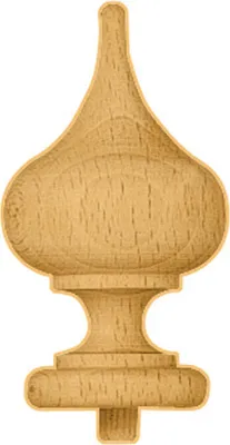 Produktbild von SELVA Zierteil gedrechselt Buche Holz