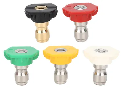 Produktbild von 5PCS Hochdruckreiniger Sprühdüse 1/4in Quick Connect 5 Farben 5 Winkeln für Karcher K025#