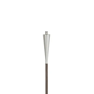 Produktbild von Blomus Gartenfackel ORCHOS, Edelstahl matt, Holzspieß, Brenndauer 13 Stunden