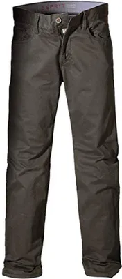 Produktbild von ESPRIT Herren Hose Normaler Bund 083EE2B010, Gr. 32/34, Grün (309 dark mud green)