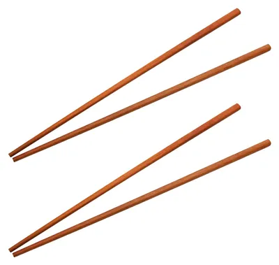 Essstäbchen-Set 2 Paar, Naturholz, 30 cm, wiederverwendbar
