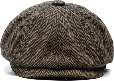Productafbeelding van Platte Pet - Bakers Pet Tweed - Outdoor Activiteiten - 8-Panel Design - 58-61 cm - Bruin