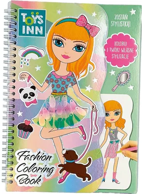 Image de Livre de coloriage de mode avec autocollants