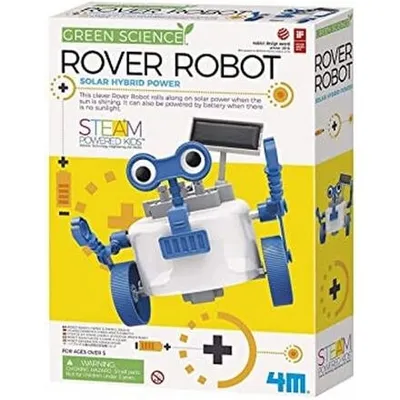 Zdjęcie produktu dla 4M Green Science Rover Robot, Robot, Inżynieria, 5 lat(a), Niebieski, Szary, Biały