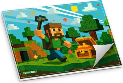 Produktbild von ITENGA Tischset A3 Motiv Blockgame PIXEL