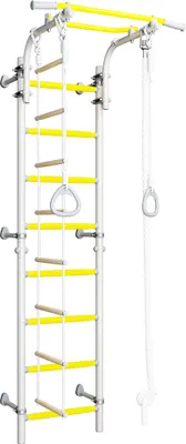 Produktbild von Wallbarz Family 2W Sprossenwand weiß, EG-KSK-6076W