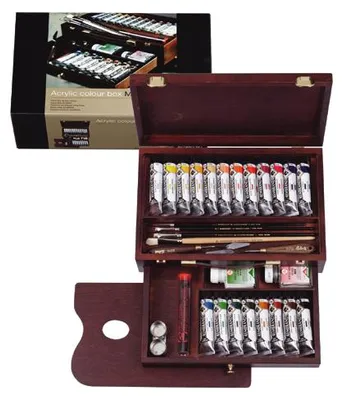 Produktbild von Rembrandt 18840002, Schwarz, Blau, Grün, Orange, Rot, Rose, Weiß, Gelb, Tube