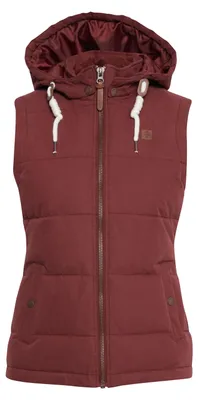 Produktbild von OXMO OXLew Damen Weste Steppweste Outdoor Weste, M, WINE RED (790985)