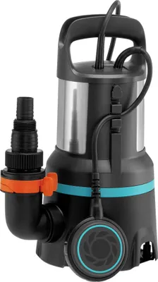 Produktbild von Gardena Schmutzwasser Tauchpumpe 16000 l/h 7 m 450 Watt inkl. Anschlussschellensatz