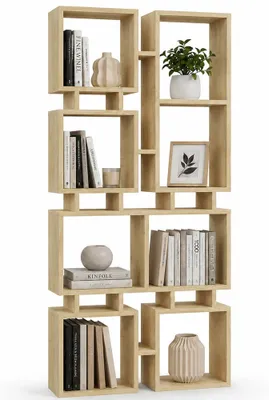 Immagine prodotto di Libreria Moderna 79x24x166,5 cm Scaffalatura 4 Ripiani Quercia