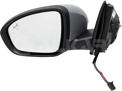 Produktbild von ALKAR 6179237 Außenspiegel Seitenspiegel Links für RENAULT Megane IV Grandtour (K9A/M/N) Beheizt Konvex Grundiert Elektrisch