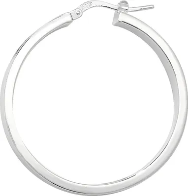 Produktbild von 925 Sterling Silber Damen - Paar Creolen - 30mm; TRS17712MM30