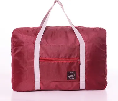 Immagine prodotto di Nuova borsa da viaggio multifunzionale e pieghevole Ale, borsa a tracolla da cabina, borsa portaoggetti capiente, rossa